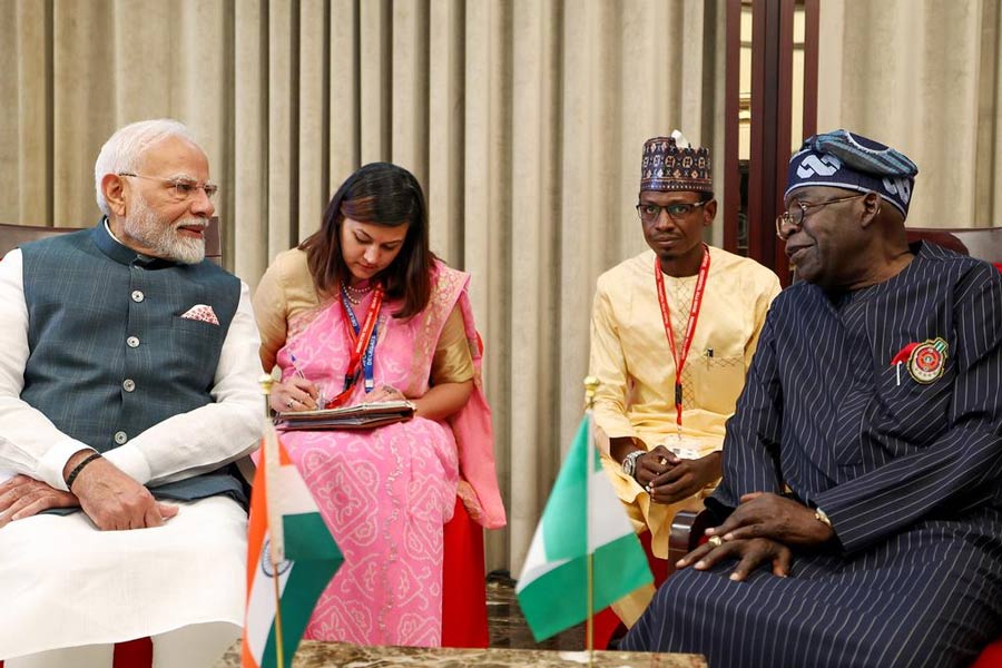 PM Narendra Modi talks with Nigerian President Bola Ahmed Tinubu on boosting strategic ties