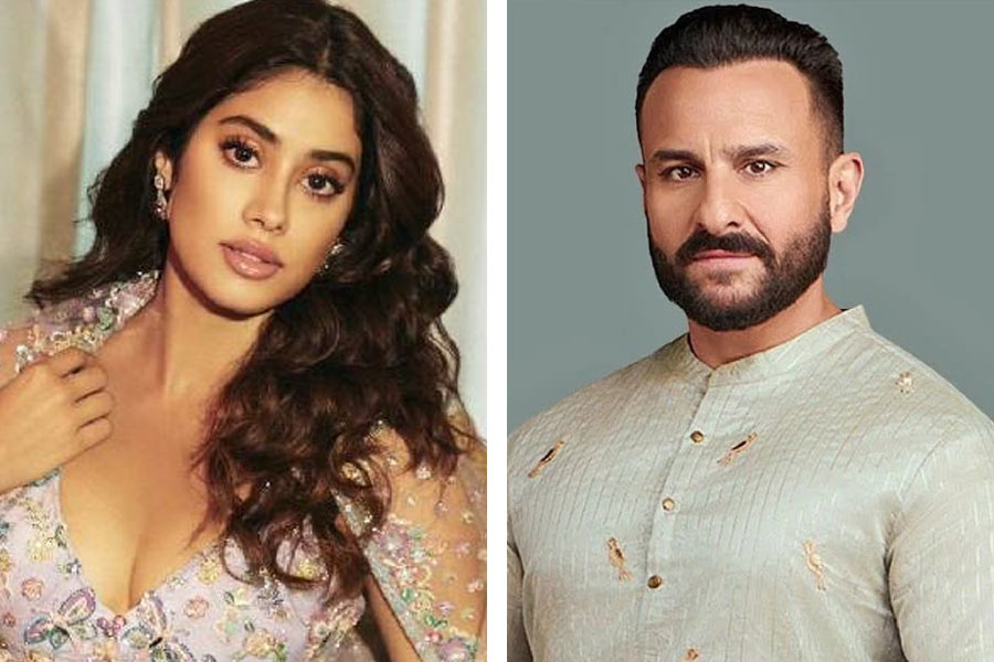 Saif Ali Khan and Jahnvi Kapoor
