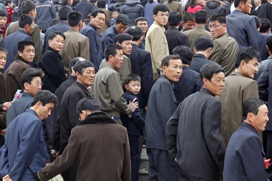 Kim Jong un North Korea Supreme Leader starts loud noise across the border of South Korea 