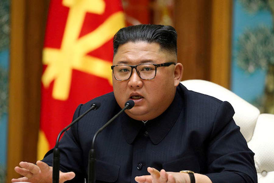 Kim Jong un North Korea Supreme Leader starts loud noise across the border of South Korea 