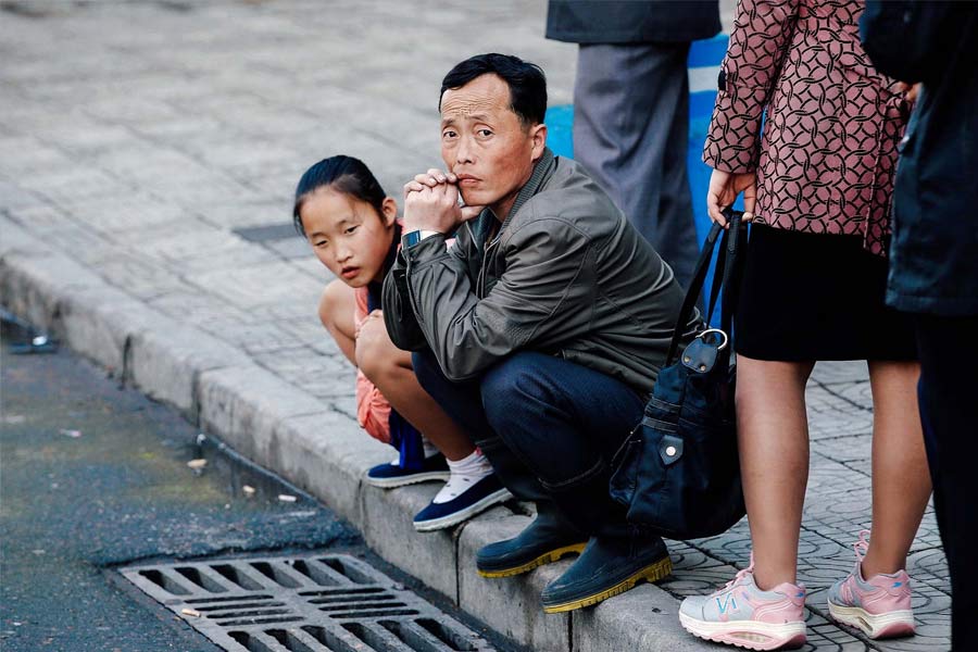 Kim Jong un North Korea Supreme Leader starts loud noise across the border of South Korea 