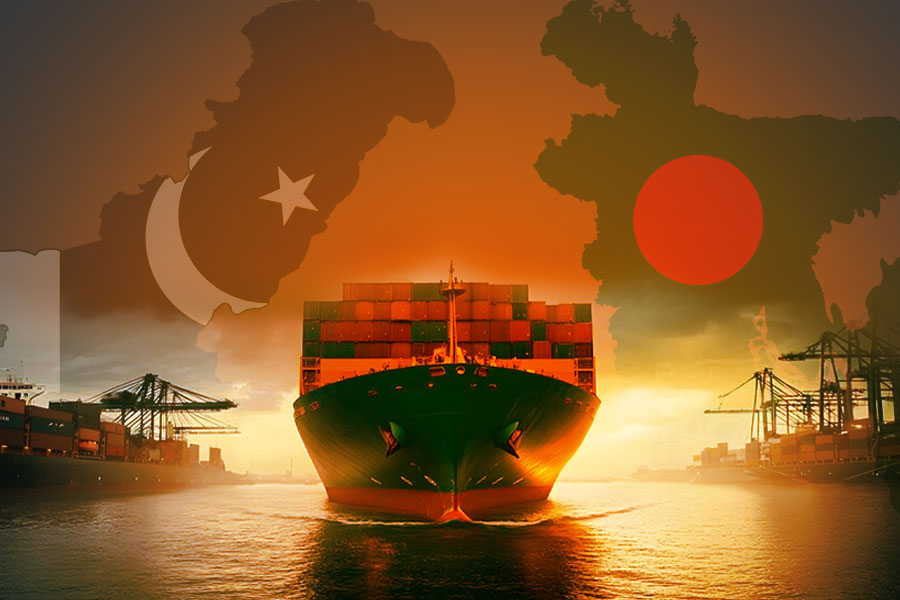 Bangladesh Pakistan relations get new impetus as as direct shipping route opens up between Karachi and Chittagong dgtl