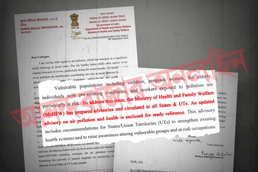 Concerned about the pollution in the capital Delhi, the central government, the health ministry has directed the chief secretaries of all states to take action