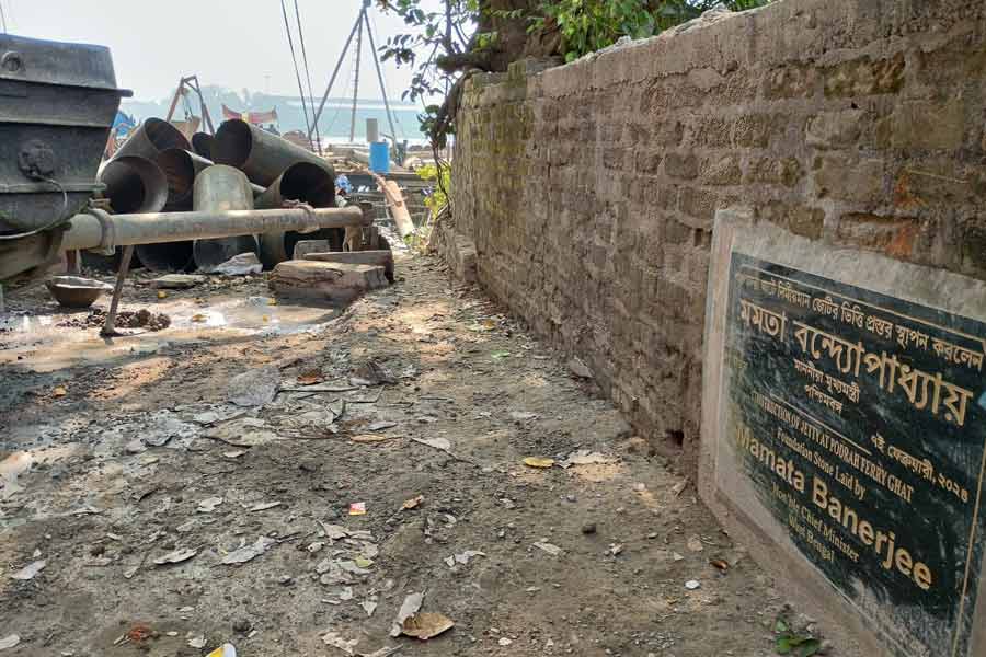 Construction of Podra Launch Ghat in Howrah has started