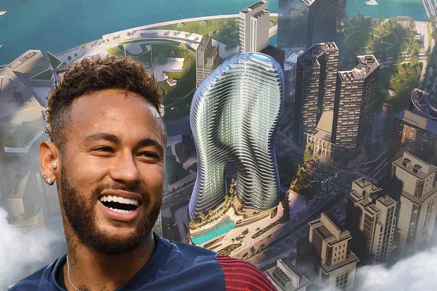 Brazilian footballer Neymar Junior buys 456 crore rupee penthouse in Dubai