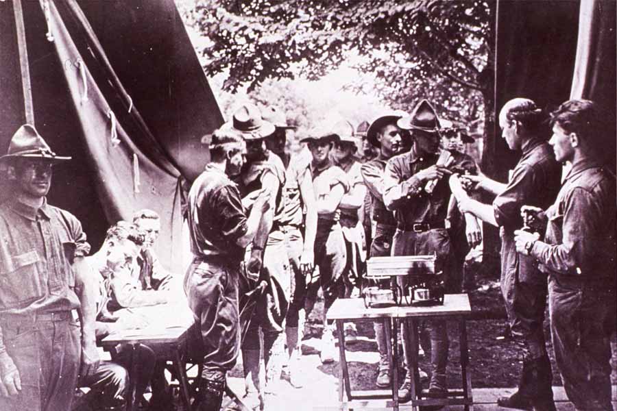 Typhoid Mary was a cook who was believed to have infected hundreds of America with typhoid fever