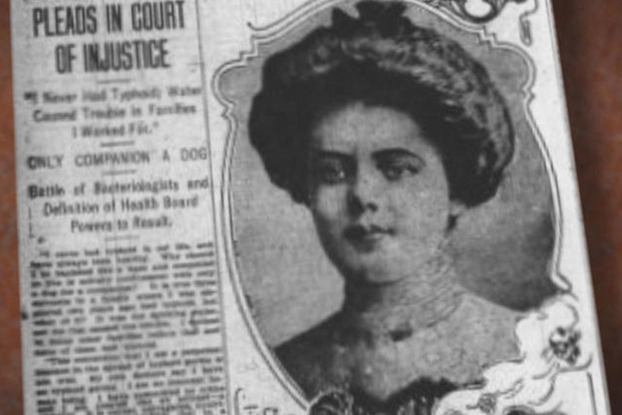 Typhoid Mary was a cook who was believed to have infected hundreds of America with typhoid fever