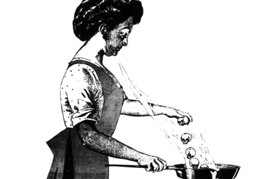Typhoid Mary was a cook who was believed to have infected hundreds of America with typhoid fever