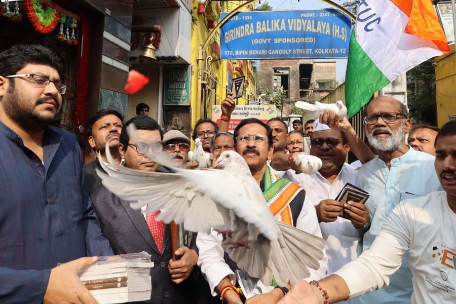 ‘সংবিধান দিবস’ পালন কংগ্রেসের। কলকাতায়।
