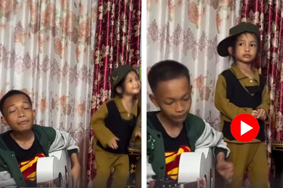 Two siblings from Indonesia sang Dilbara song from Dhoom movie, video went viral