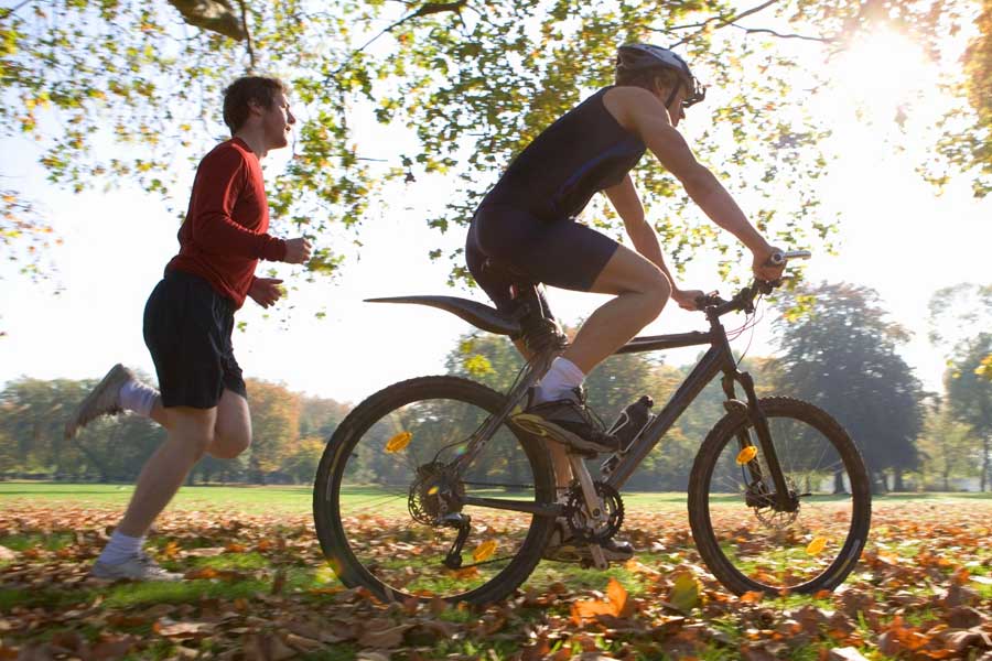 Jogging and cycling can help you lose weight, but which one is the better option