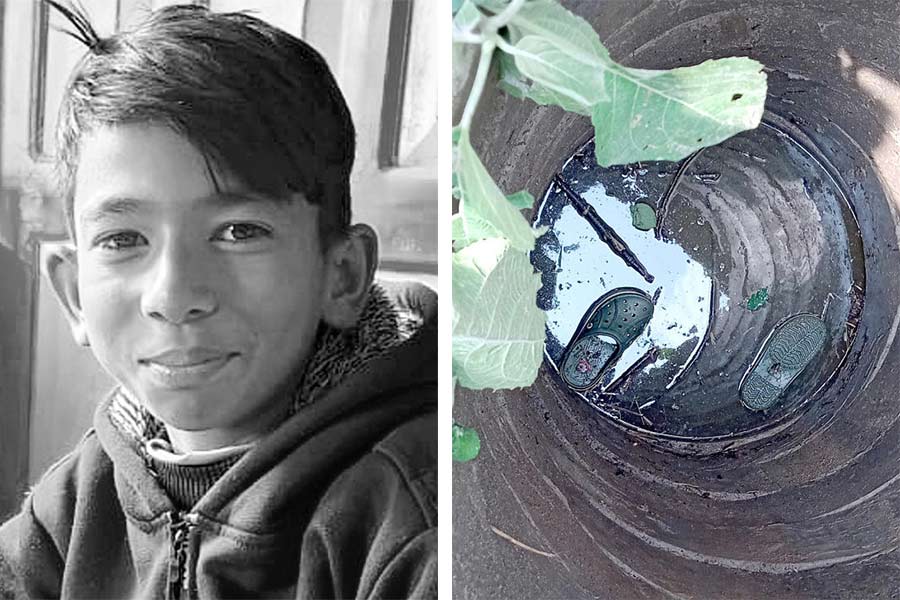 A minor boy died after falling into septic tank