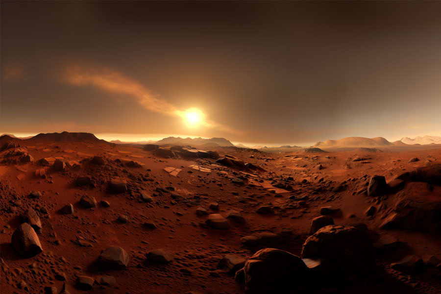 Biologist warns that humans could turn green while living on mars 