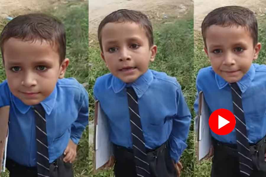 Adorable Video of Pakistani boy asking police to find his lost chicken