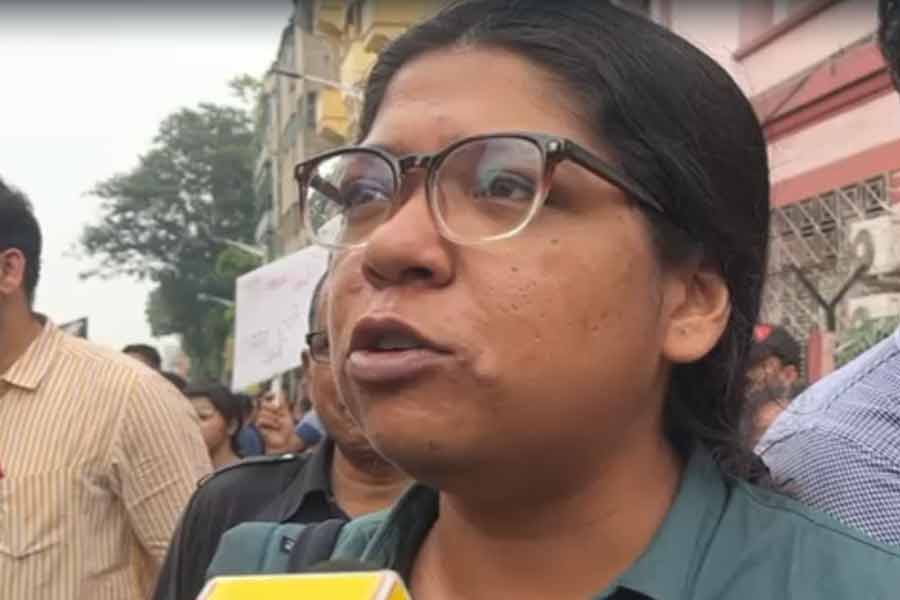 জুনিয়র ডাক্তারদের আন্দোলনের মুখ রুমেলিকা কুমার।