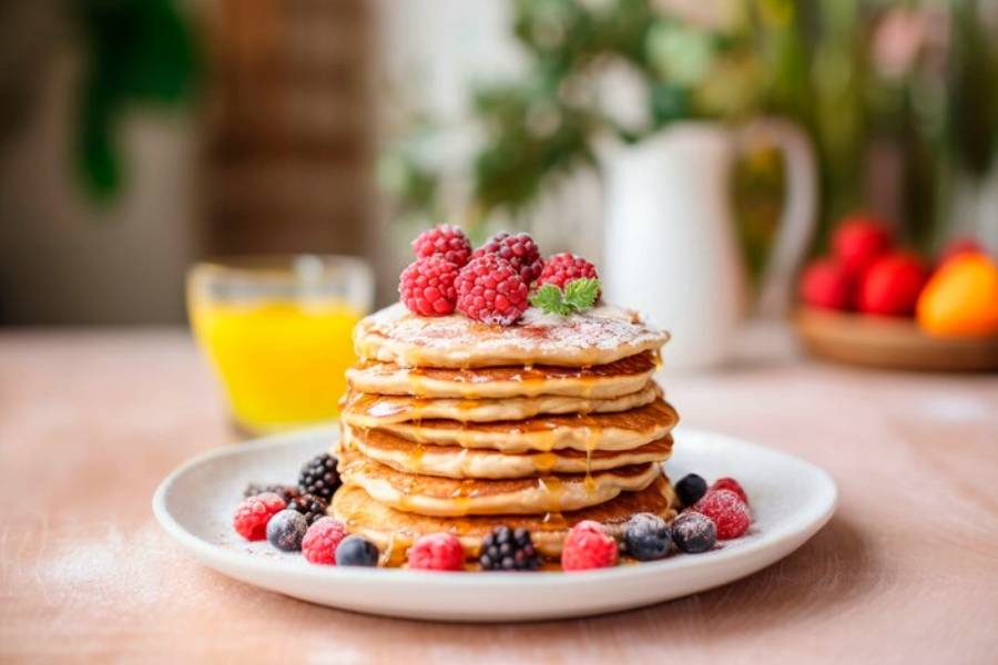 This high protein pancake is perfect for weight loss