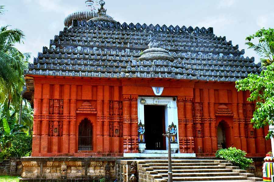 খাল্লিকোটের জগন্নাথ মন্দিরের একটি অংশ।