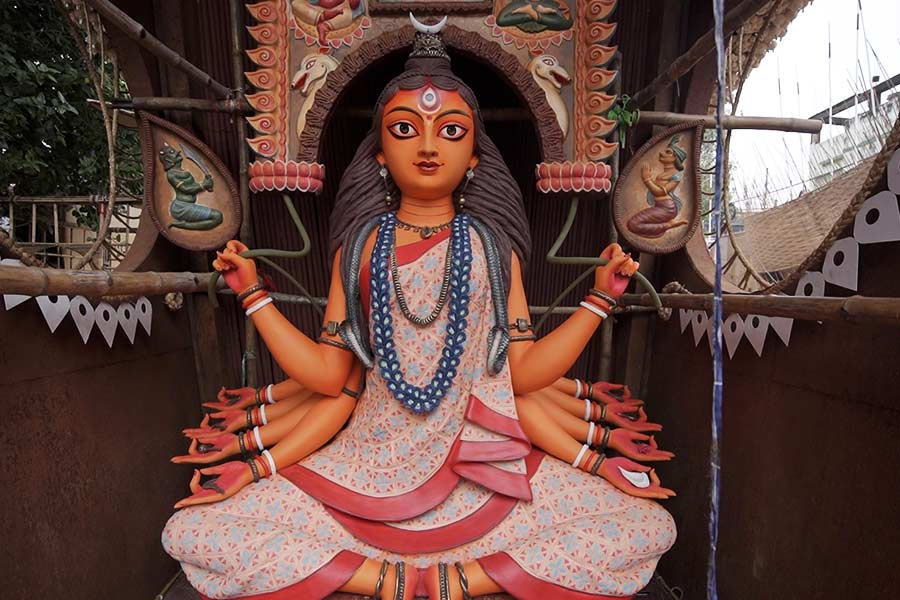 Preparation Is On Full Swing for Ajeyo Sanghati for Durgapuja 2024 dgtl