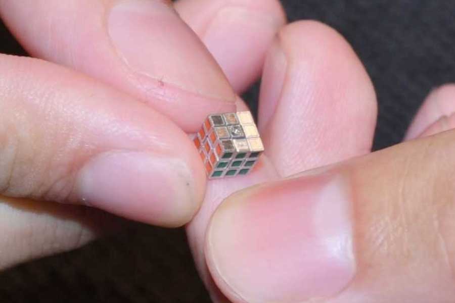 World’s smallest Rubik’s Cube, priced at 4 lakh was launched in Japan