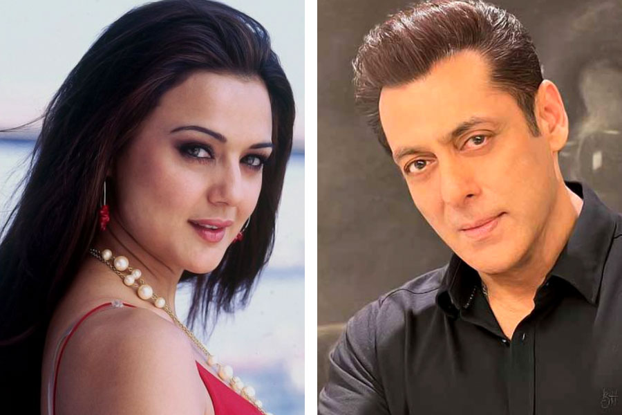 Picture of Preity Zinta and Salman Khan