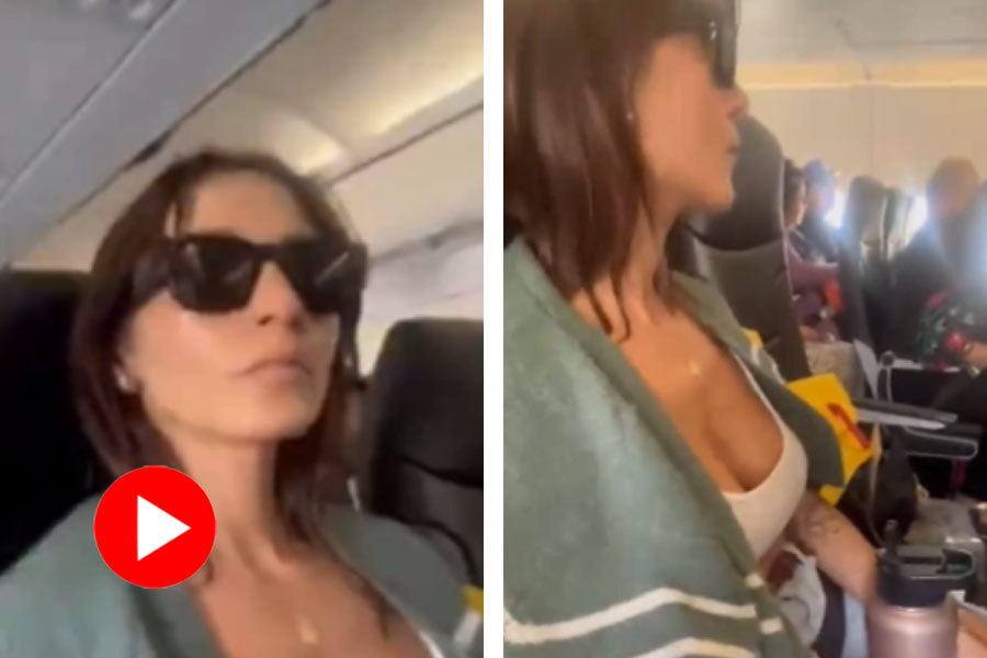 Two women shows them claiming that they were kicked off flight