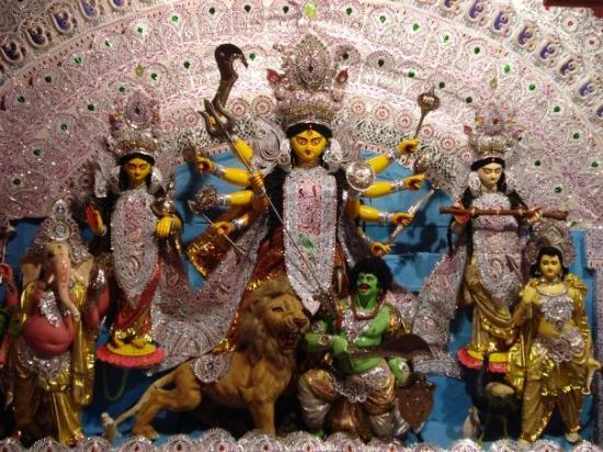 সেই থেকেই দেবী ‘দুর্গা’ নামে পরিচিত হন।