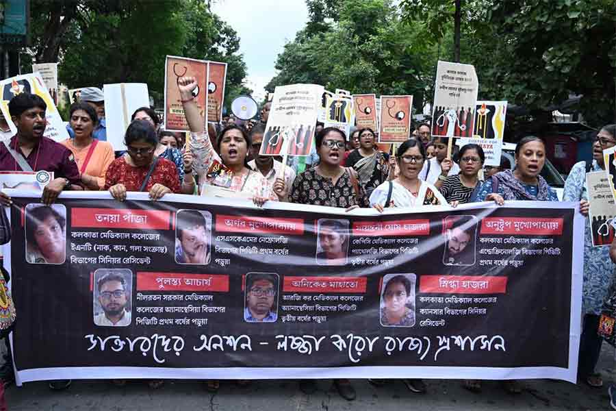 Protest against R G kar Hospital Incident