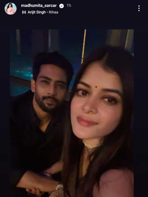 মধুমিতা ও তাঁর প্রেমিক।