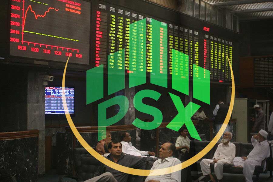 Pakistan stock market makes new record amid global market falls 