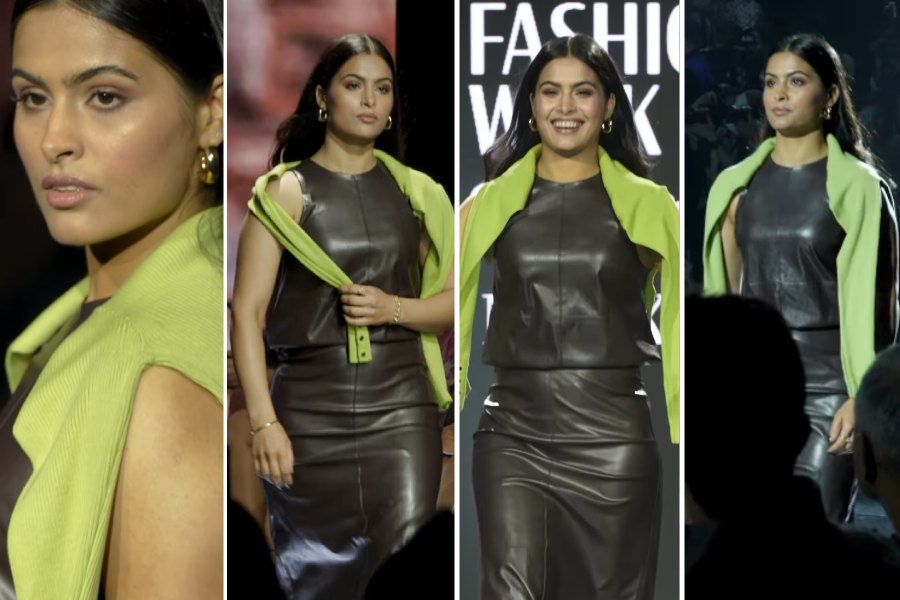 মার্জার সরণির বিভিন্ন মুহূর্তে মনু ভাকের। 