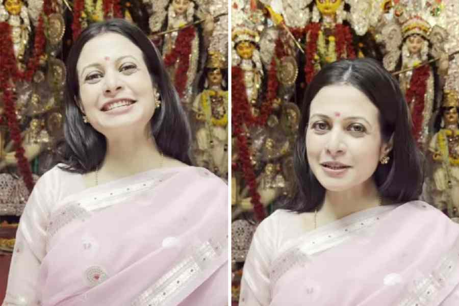 এ বছর মল্লিক বাড়ির একশো বছরের দুর্গাপুজো। তবে মায়ের পুজো হলেও উৎসবের জৌলুস এ বছর যে থাকবে না, তা আগেই জানিয়েছিলেন অভিনেত্রী। সপ্তমীর দিন একেবারে ছিমছাম সাজেই ধরা দিলেন কোয়েল মল্লিক। 