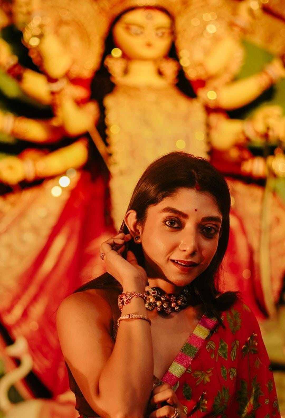 পুজো...পুজো...পুজো...পুজো শেষ! দশমীতে কি মন খারাপ দেবলীনা কুমারের? 