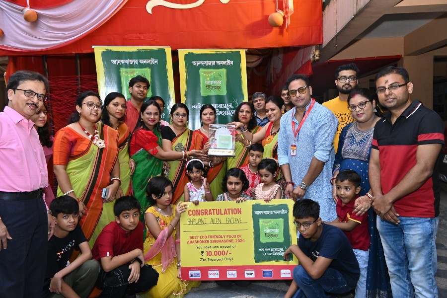 সেরা পরিবেশবান্ধব পুজো - সর্বজয়া (ভবানী অ্যালেন এনক্লেভ)