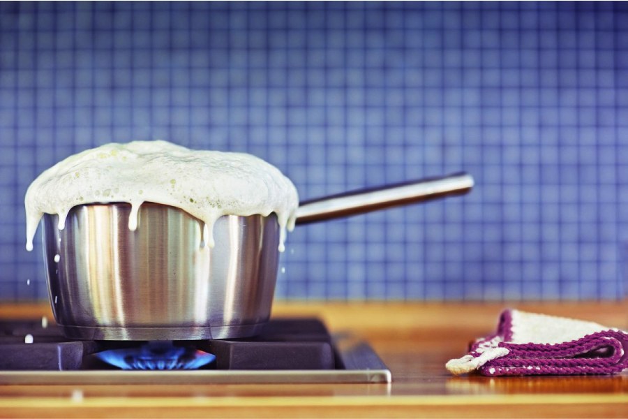 boil pasteurized milk before consuming