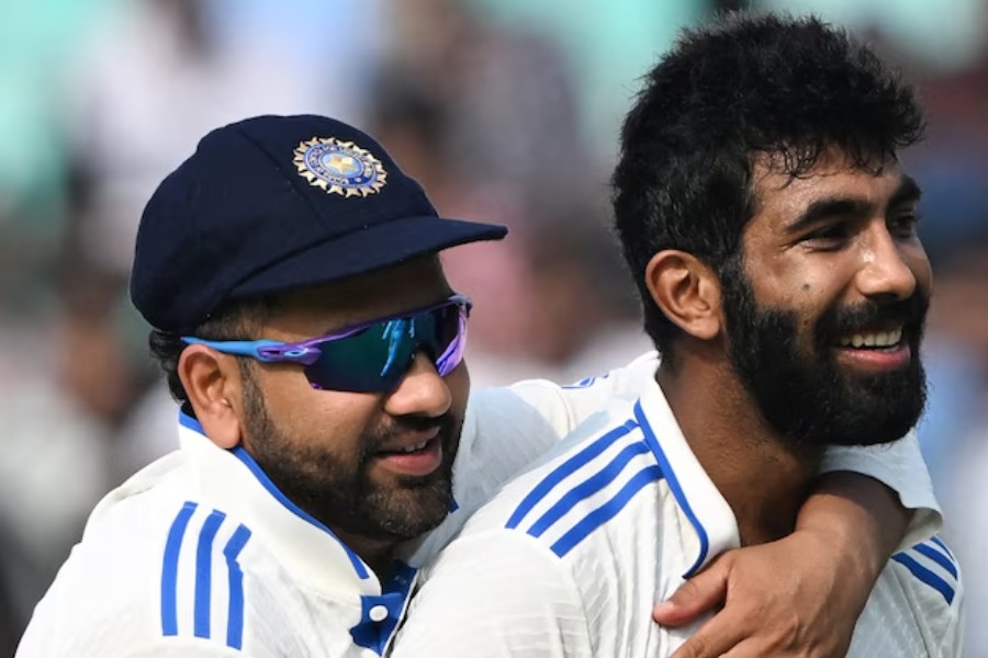 Picture of Rohit Sharma and Jasprit Bumrah