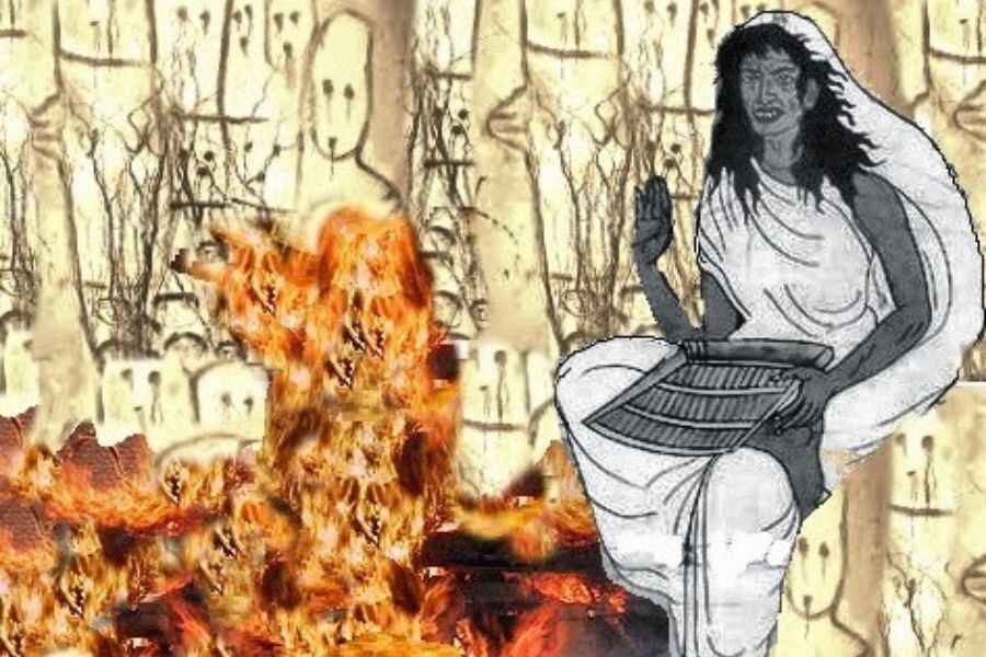 কিন্তু অলক্ষ্মী ভালভাবে সংসার করতে চাইলে মুনি তাঁকে পরিত্যাগ করেন। তার জন্যই অলক্ষ্মীর কোনও বাড়িতে ঠাঁই হয় না। 