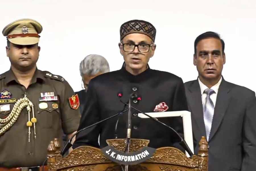 Omar Abdullah takes oath as Jammu and Kashmir Chief Minister