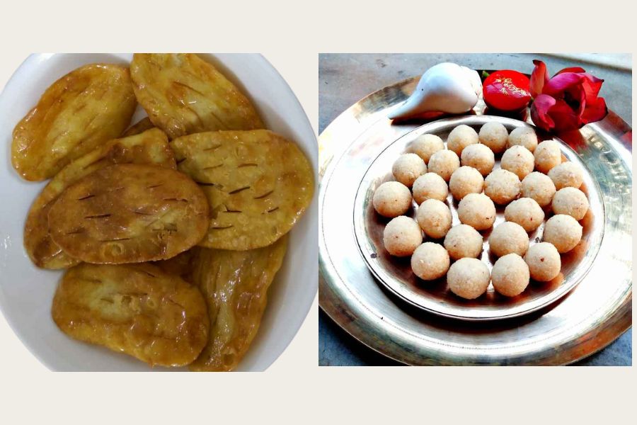 তবে জানেন কি, অভিনেত্রীর বাড়ির পুজো মানেই বিশেষ দুই মিষ্টিও থাকবে পাতে। প্রতি বছর দেবী লক্ষ্মীর জন্য পরম যত্নে অভিনেত্রী বানান এলোঝেলো আর ক্ষীরের নাড়ু। ভাবছেন তো এই ‘এলোঝেলো’ আসলে কী? এলোঝেলো হল জিভেগজা। 