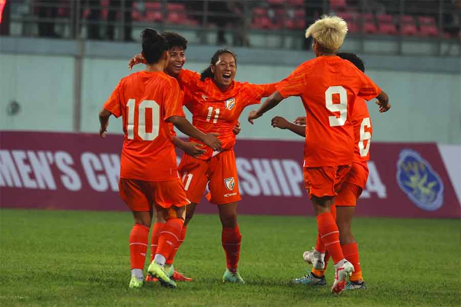 India Women Football Team Defeated Pakistan Women Football Team in SAFF Cup