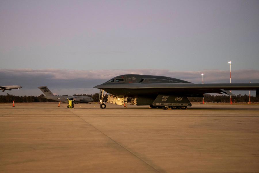 US B 2 Spirit stealth bomber attacked on Houthis hideouts in Yemen know its firepower 