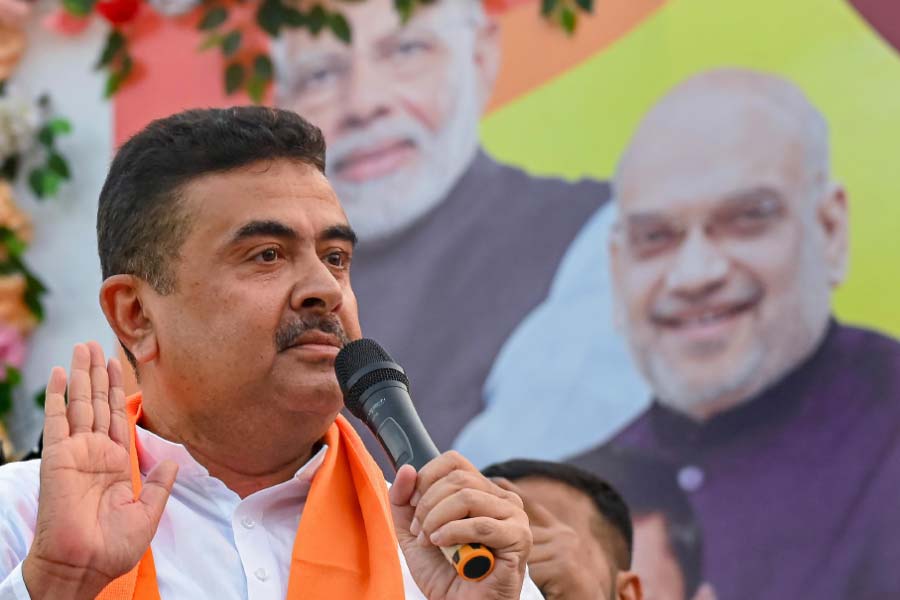 BJP leader Suvendu Adhikari hopeful about good results in three seats in the by-election if the polls are peaceful