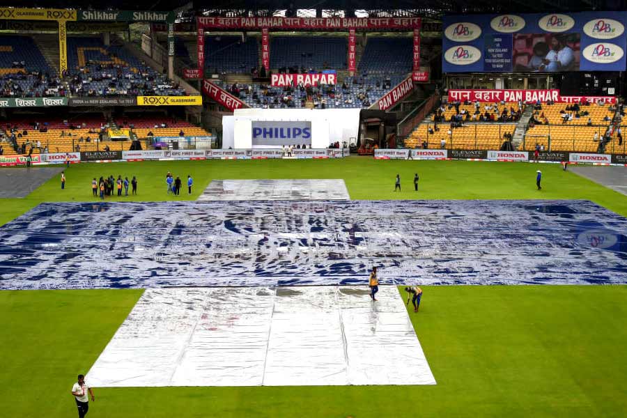 Will rain spoil India vs New Zealand first test’s fifth day’s play