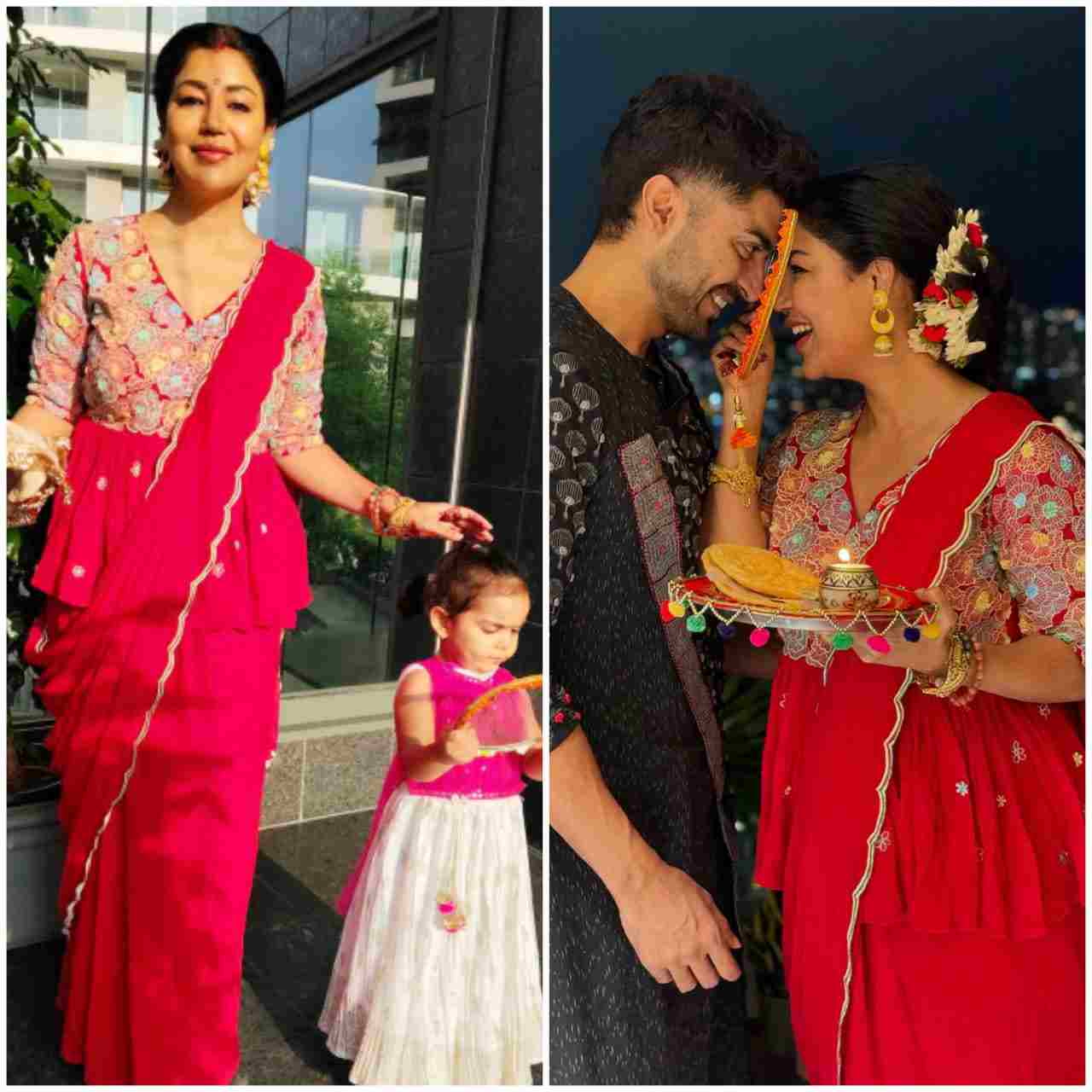 এ বারে মায়ের সঙ্গে অংশ নিল একরত্তিও! এই বছরের করওয়া চৌথ একটু বেশিই স্পেশাল না হয়ে যায় কোথায়! গুরমীত চৌধুরীর জন্য করওয়া চৌথে ব্রত ভাঙলেন দেবীনা বন্দ্যোপাধ্যায়। 