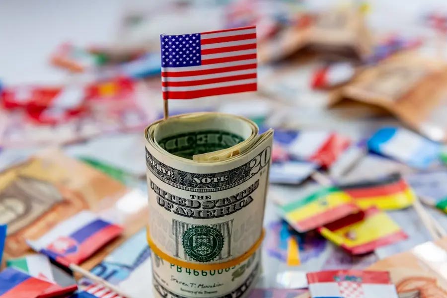 US budget deficit grow third largest on record to around 2 trillion dollar in FY2024 