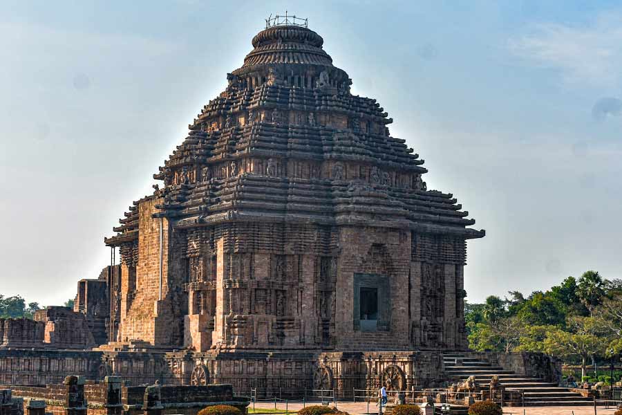 কোনার্কের সূর্যমন্দির।