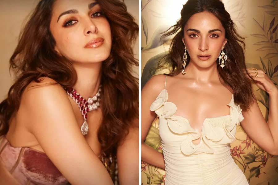 Kiara Advani chose a stunning makeup look  Perfectly Reflects Diwali Glamour