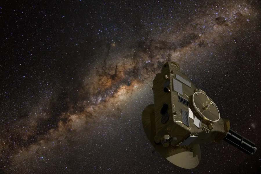 Earth has received a laser transmission from deep space