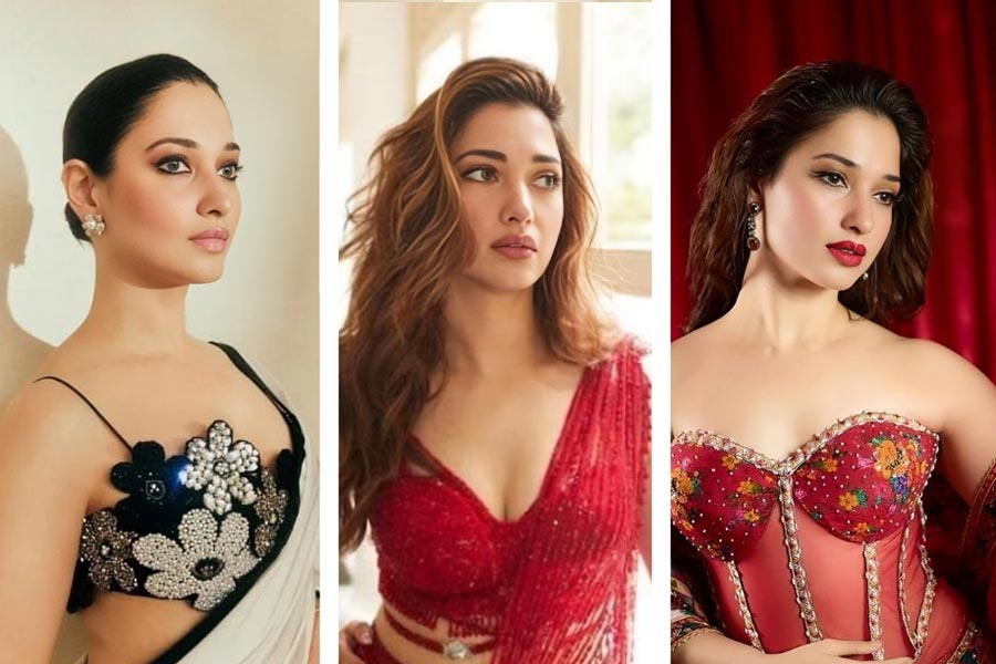 Tamannaah Bhatia’s statement blouses for this festive season