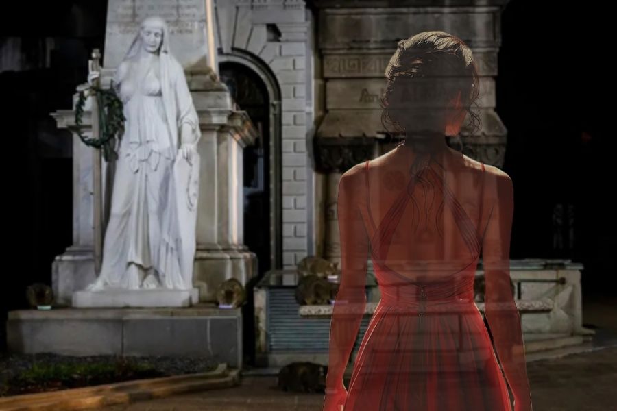 শোনা যায়, কয়েক বছর আগে সন্ধের দিকে কবরস্থানের পাশের রাস্তা দিয়ে যাচ্ছিলেন এক ব্যক্তি। হঠাৎই এগিয়ে এসে তাঁর সঙ্গে আলাপ করেন এক সুন্দরী মহিলা। 