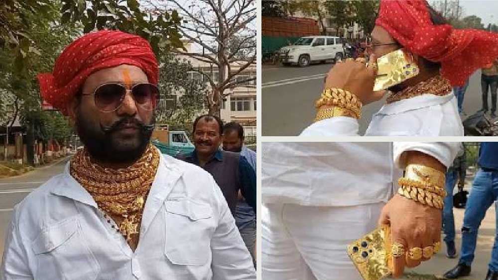 Bihar resident Prem Singh Affectionately labelled the Gold Man of Bihar 